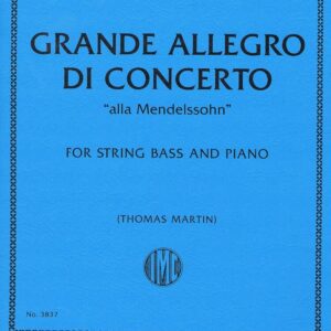 Grande Allegro Di Concerto for String Bass and Piano