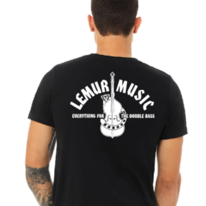 Lemur Music merchandise being worn by a man