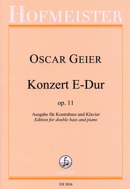 Geier Concerto in E Major op. eleven