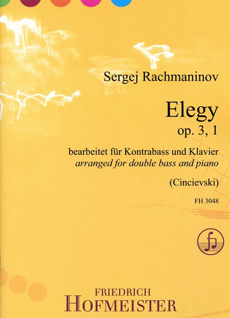 Sergei Rachmaninov Elegy,Op. three