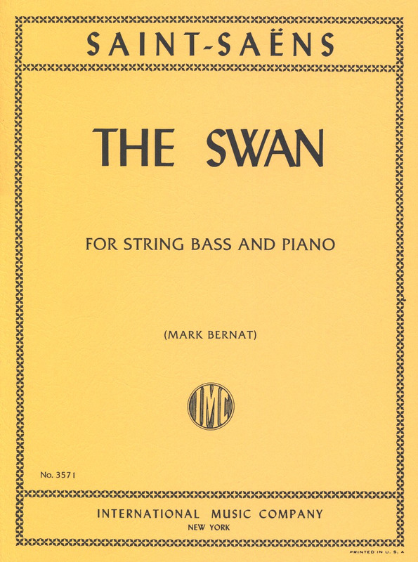 The Swan For String Bass and Piano