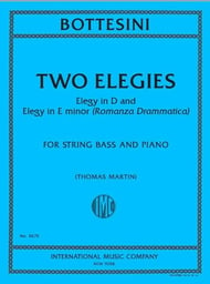 Two Elegies for string bass and piano