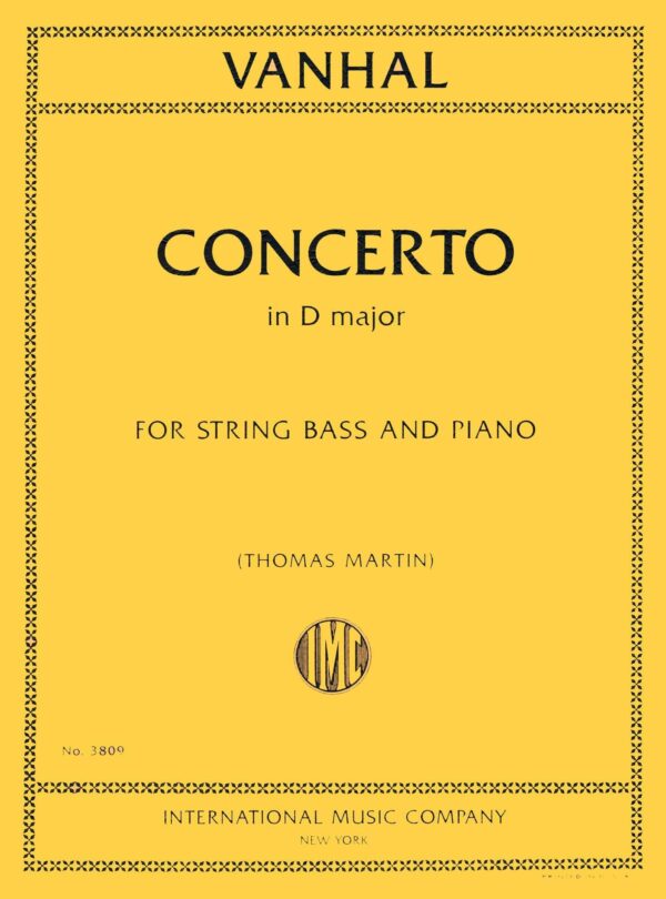 INT3809-Vanhal Concerto in D Major