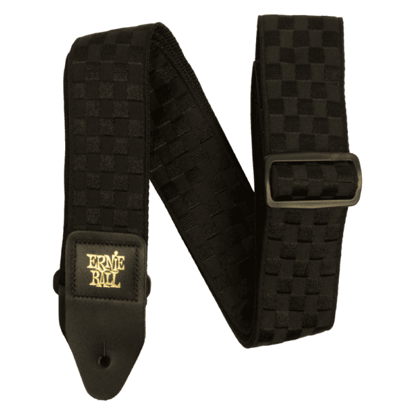 A9001-Black Checkers Guitar Strap