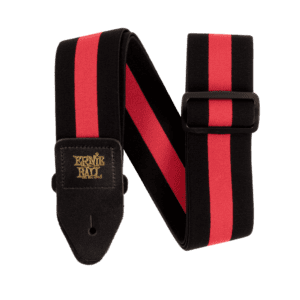 A9004-Racer Red Comfort Stretch Guitar Strap/Bass Strap