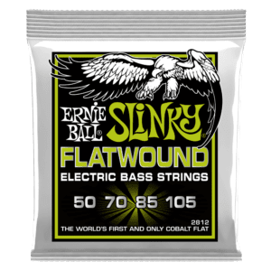 Se410-Ernie Ball Regular Slinky Flatwound Electric Bass Strings 50-105 Gauge