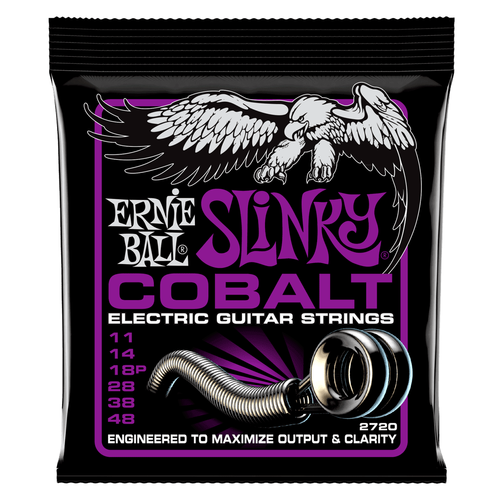 Ernie Ball Power Slinky Flatwound Short Scale Electric Bass Strings 50-110 Gauge